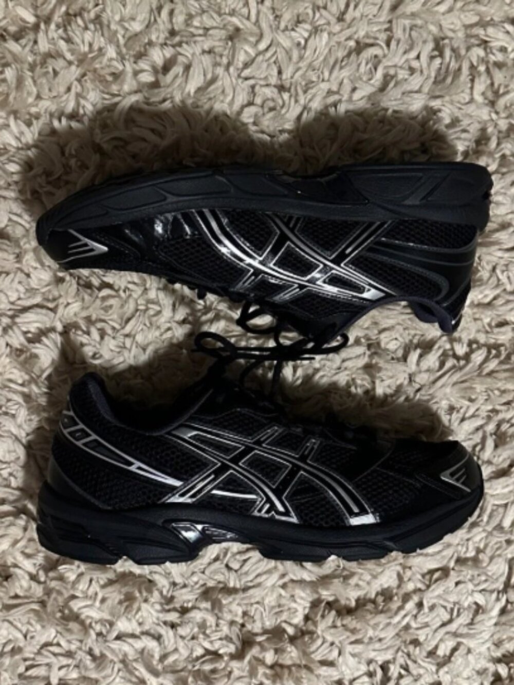 ASICS GEL-1130 “Black  Pure Silver” Sneakers